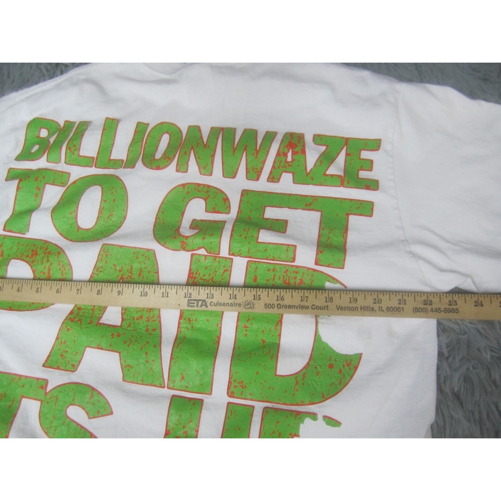 Billionwaze To Get Paid Shirt Mens XL White Outside Texas Graphic Tee Shaka Wear - Picture 10 of 12